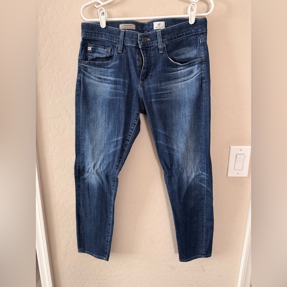 AG Adriano Goldschmied Blue Ankle Jeans
